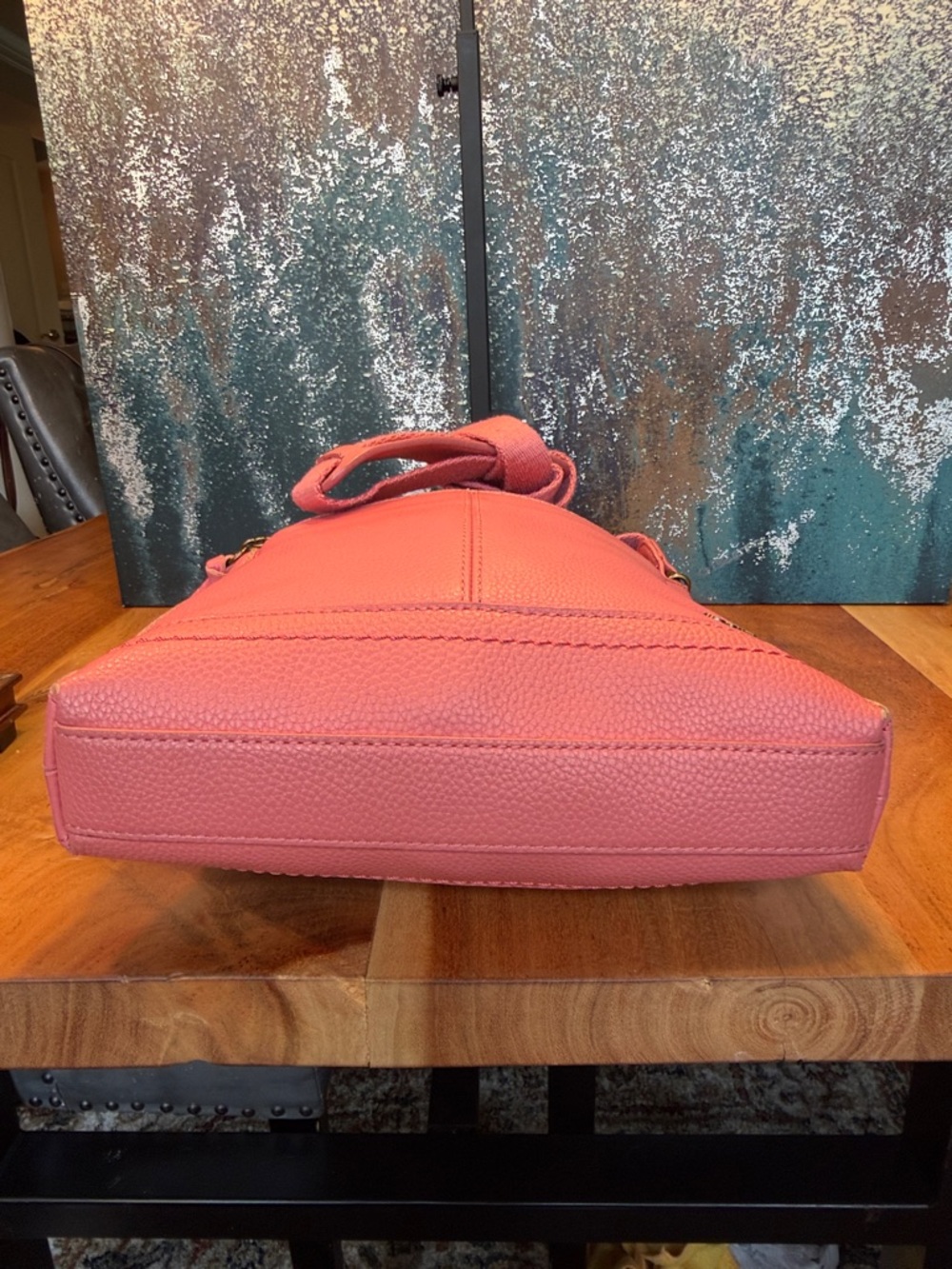 The Sak Boho Pebbled Leather Crossbody Bag Pink Casual Chic - Picture 12 of 17
